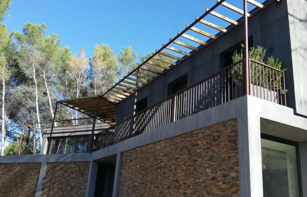 pergola sur terrasse